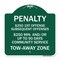 Signmission Penalty $250 1st Offense Subsequent Offenses $250 Min. and or Up to 90 Days Community, GW-1818-23333 A-DES-GW-1818-23333 - alternate 1